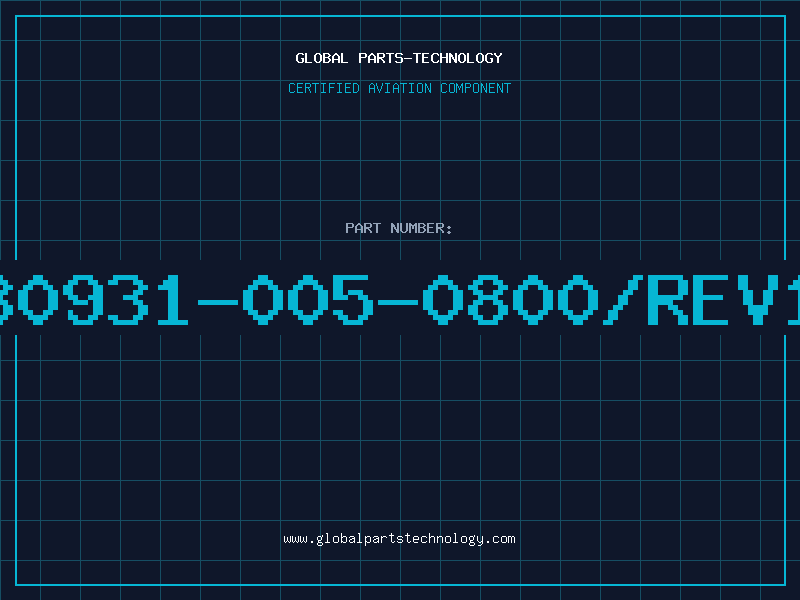 Aviation Part 80931-005-0800/REV1