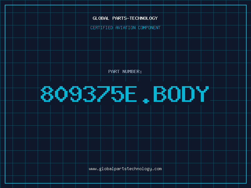 Aviation Part 809375E.BODY