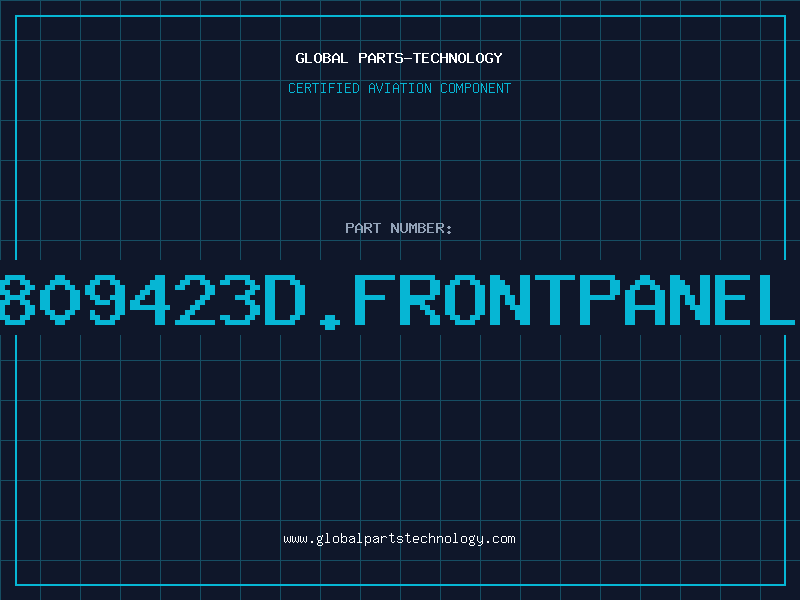 Aviation Part 809423D.FRONTPANEL