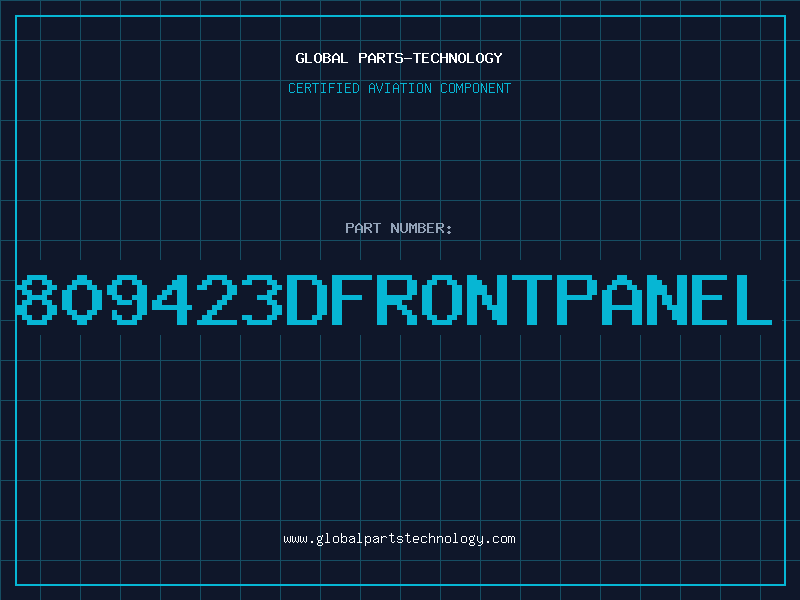 Aviation Part 809423DFRONTPANEL