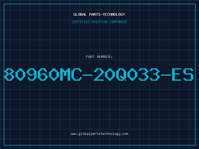 Aviation Part 80960MC-20Q033-ES