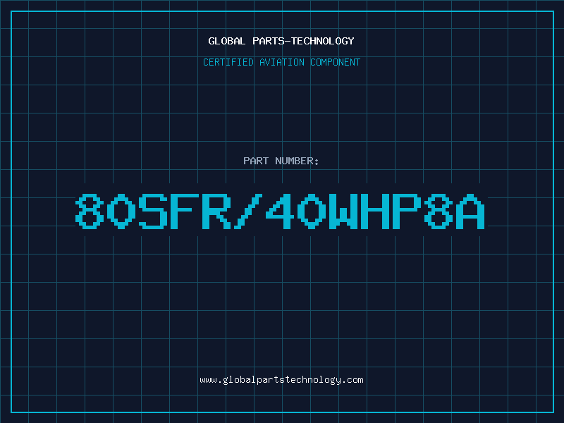 Aviation Part 80SFR/40WHP8A