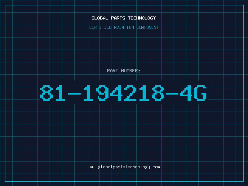 Aviation Part 81-194218-4G