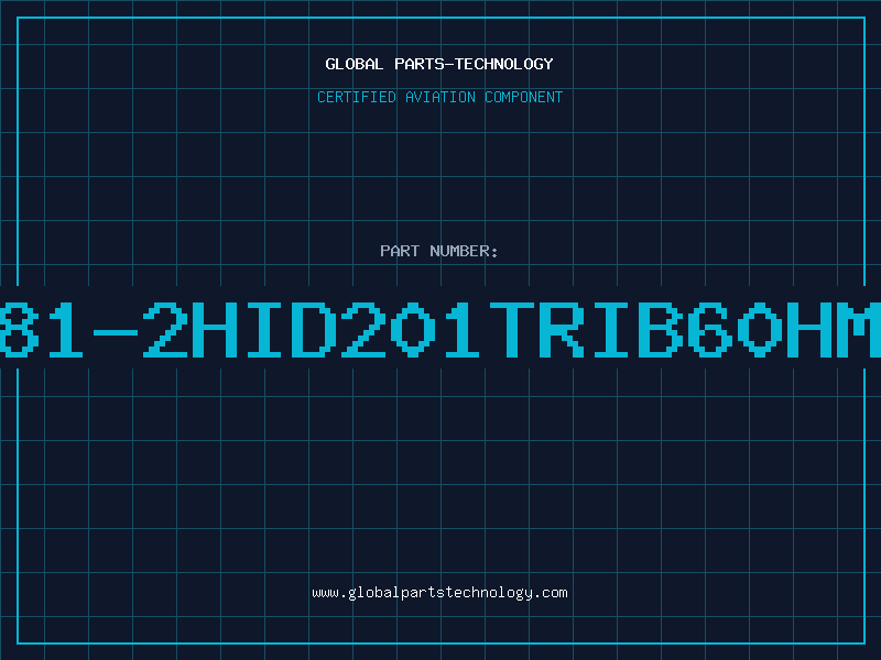 Aviation Part 81-2HID201TRIB60HM