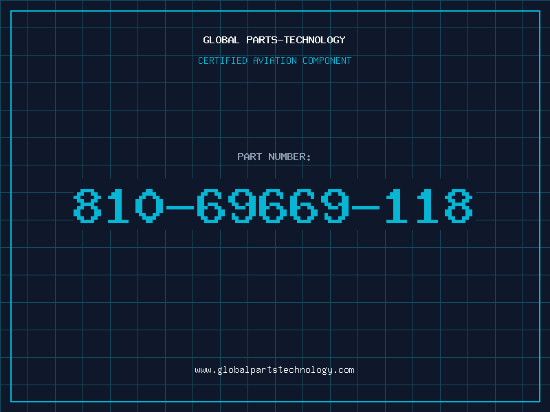Aviation Part 810-69669-118