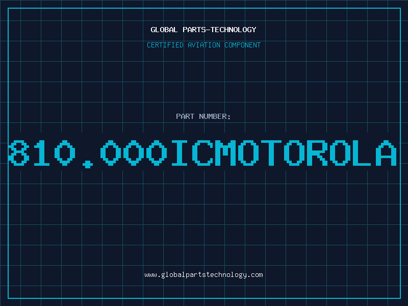 Aviation Part 810.000ICMOTOROLA