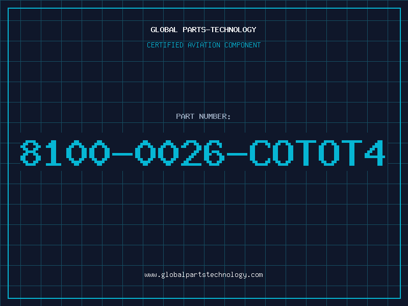 Aviation Part 8100-0026-COTOT4