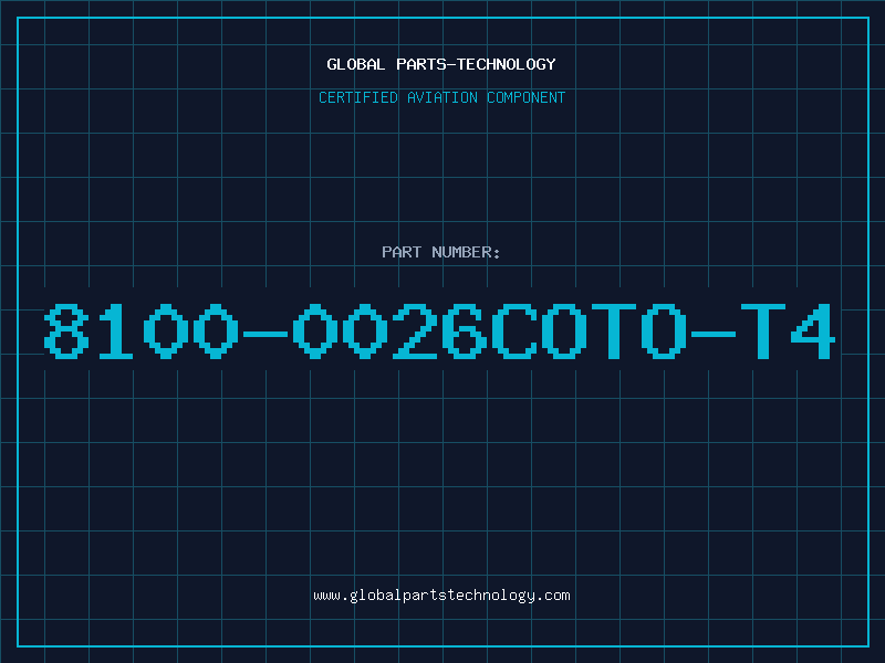Aviation Part 8100-0026COTO-T4