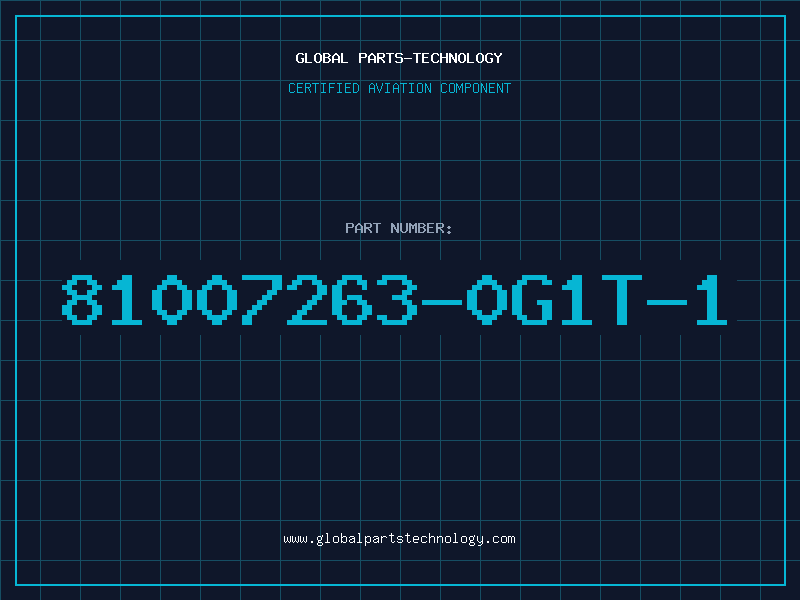 Aviation Part 81007263-0G1T-1