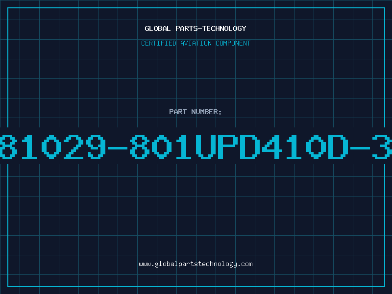 Aviation Part 81029-801UPD410D-3