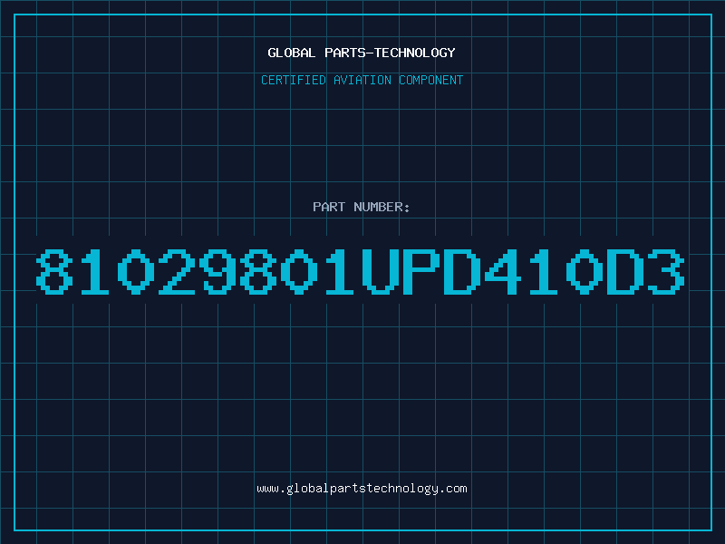 Aviation Part 81029801UPD410D3