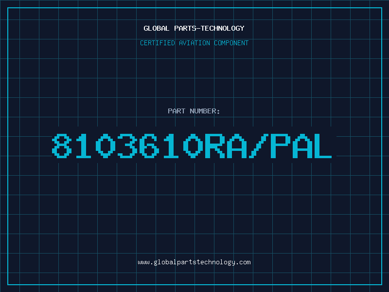 Aviation Part 8103610RA/PAL