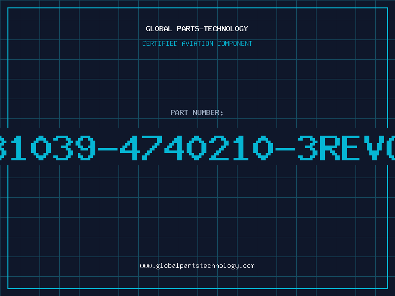 Aviation Part 81039-4740210-3REVG