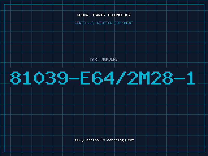 Aviation Part 81039-E64/2M28-1