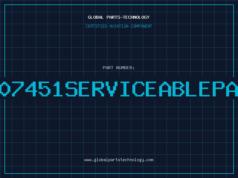 Aviation Part 8107451serviceablepart