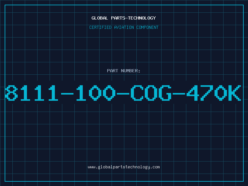 Aviation Part 8111-100-COG-470K