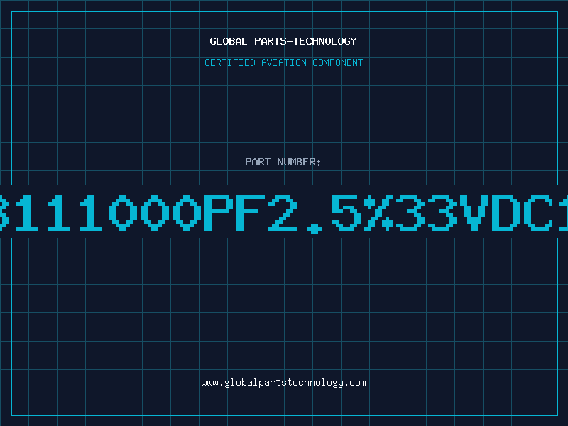 Aviation Part 8111000PF2.5%33Vdc1