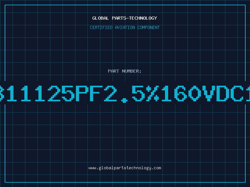 Aviation Part 811125PF2.5%160Vdc1