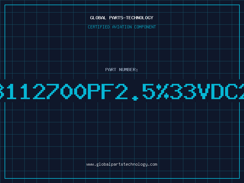 Aviation Part 8112700PF2.5%33Vdc2
