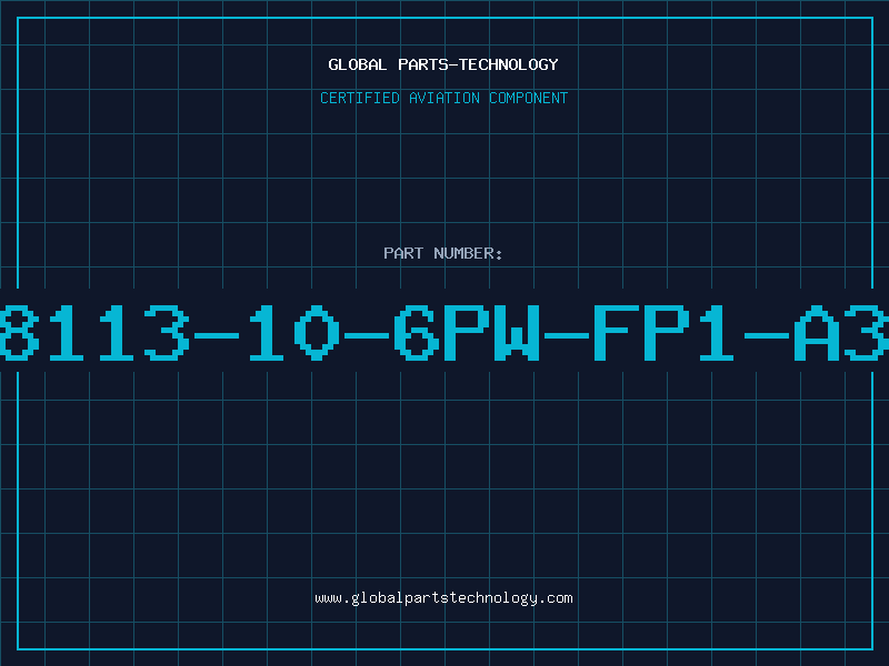 Aviation Part 8113-10-6PW-FP1-A3
