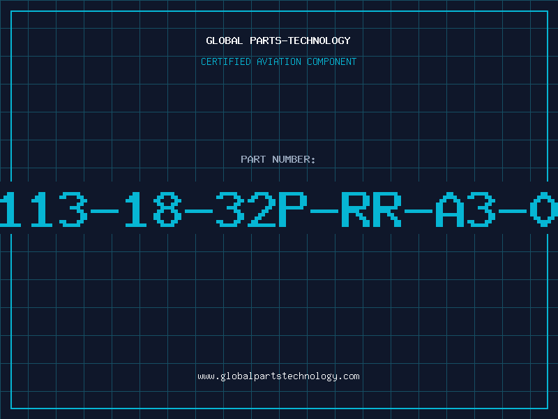 Aviation Part 8113-18-32P-RR-A3-01
