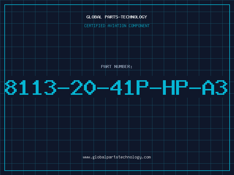 Aviation Part 8113-20-41P-HP-A3