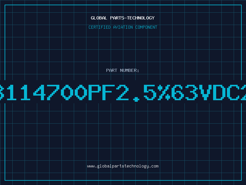 Aviation Part 8114700PF2.5%63Vdc2