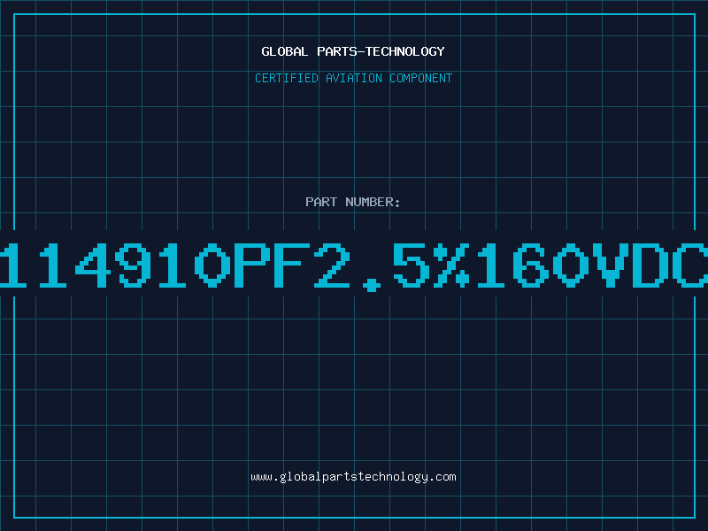 Aviation Part 8114910PF2.5%160Vdc3