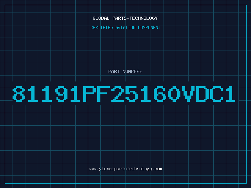 Aviation Part 81191PF25160Vdc1