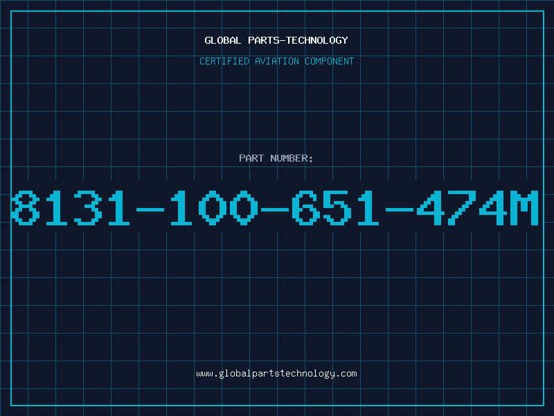 Aviation Part 8131-100-651-474M