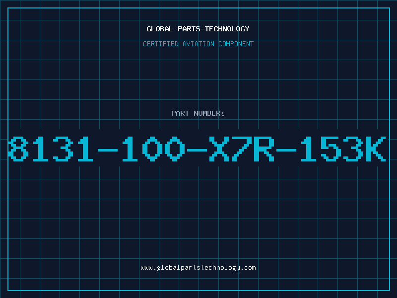 Aviation Part 8131-100-X7R-153K