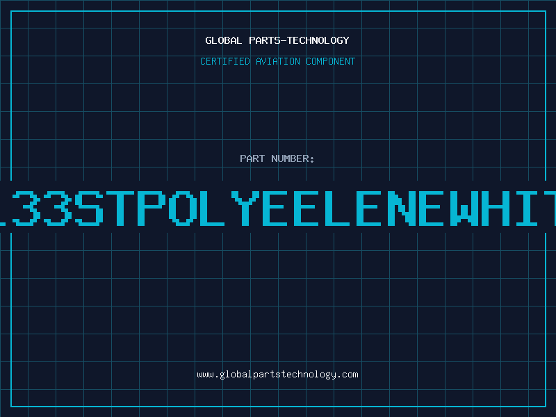 Aviation Part 8133STPOLYEELENEWHITE