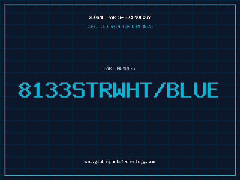 Aviation Part 8133STRWHT/BLUE