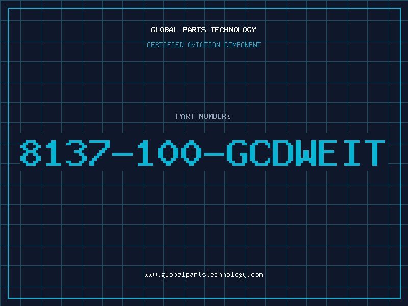 Aviation Part 8137-100-GCDWEIT