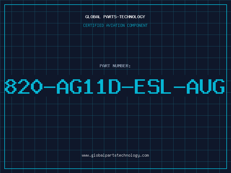 Aviation Part 820-AG11D-ESL-AUG