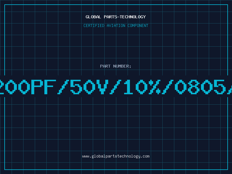 Aviation Part 8200PF/50V/10%/0805/T