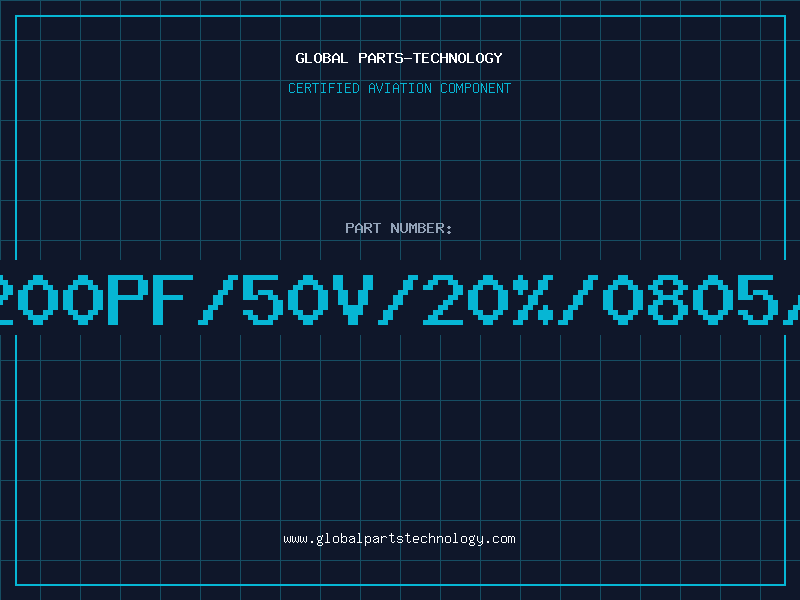 Aviation Part 8200PF/50V/20%/0805/T