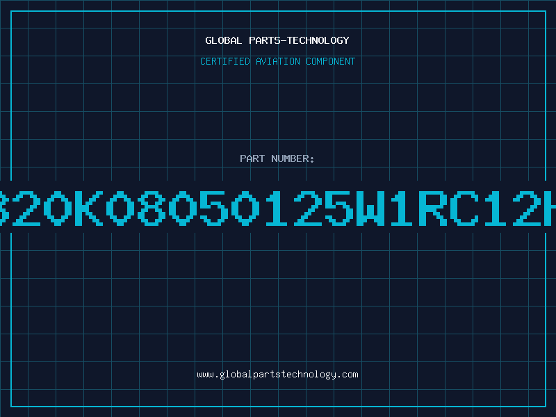 Aviation Part 820K08050125W1RC12H