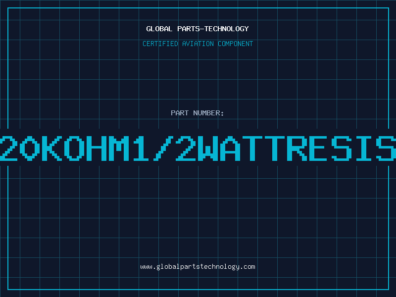 Aviation Part 820KOHM1/2WATTRESIST