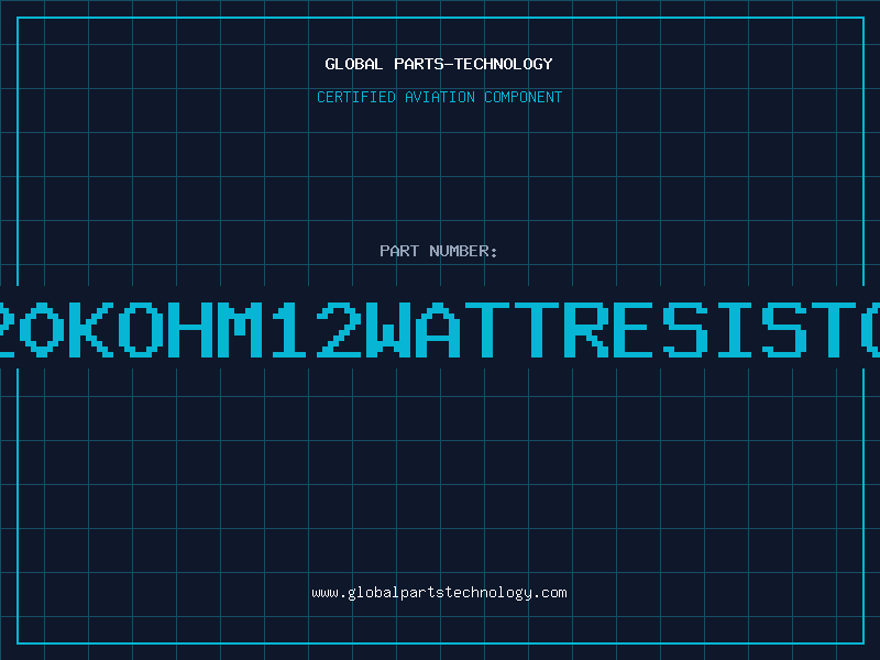 Aviation Part 820KOhm12WattResistor