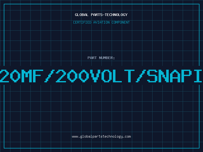 Aviation Part 820MF/200VOLT/SNAPIN