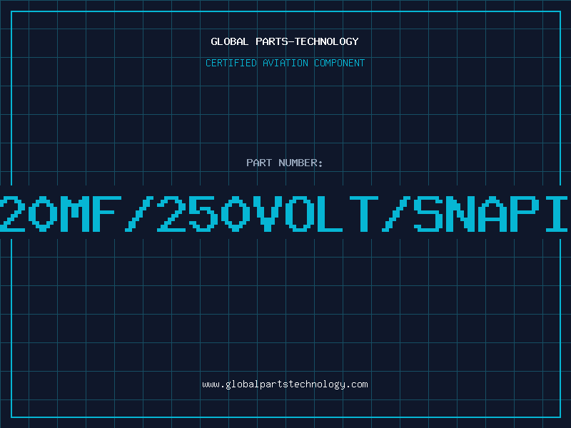 Aviation Part 820MF/250VOLT/SNAPIN