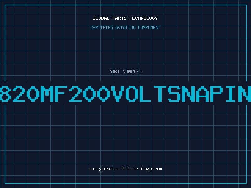Aviation Part 820MF200VOLTSNAPIN