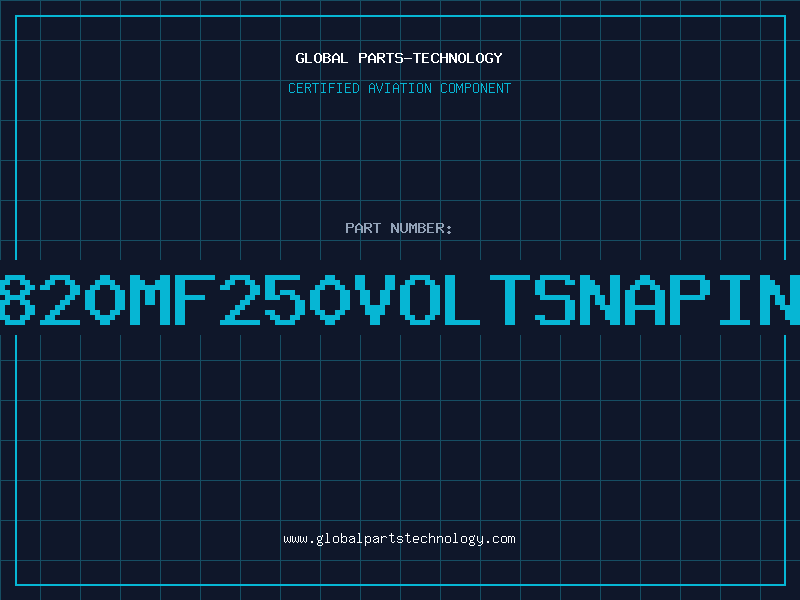 Aviation Part 820MF250VOLTSNAPIN