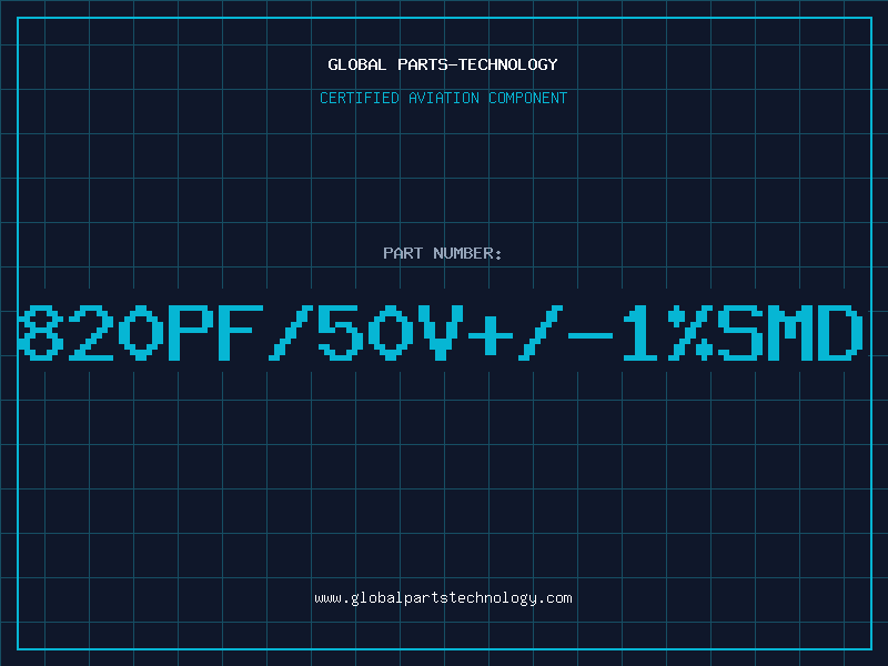 Aviation Part 820PF/50V+/-1%SMD