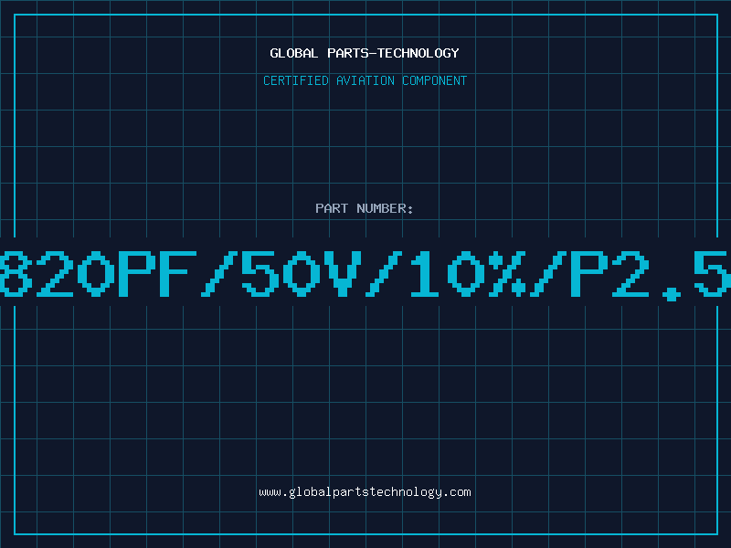 Aviation Part 820PF/50V/10%/P2.5