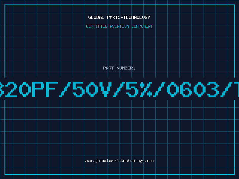 Aviation Part 820PF/50V/5%/0603/T
