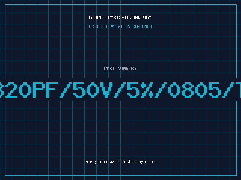 Aviation Part 820PF/50V/5%/0805/T
