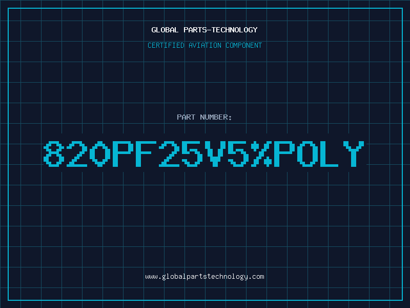 Aviation Part 820PF25V5%POLY