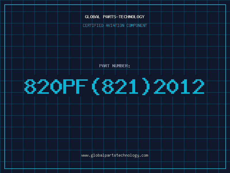 Aviation Part 820PF8212012